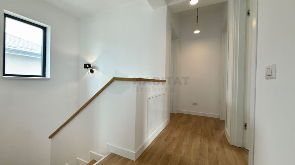 Vilă modernă cu 5 camere de închiriat în Corbeanca - Poză 17