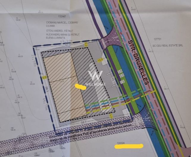 Teren industrial, foarte bine pozitionat, PUD aprobat, str. Buxelles - Sibiu - Poză 9