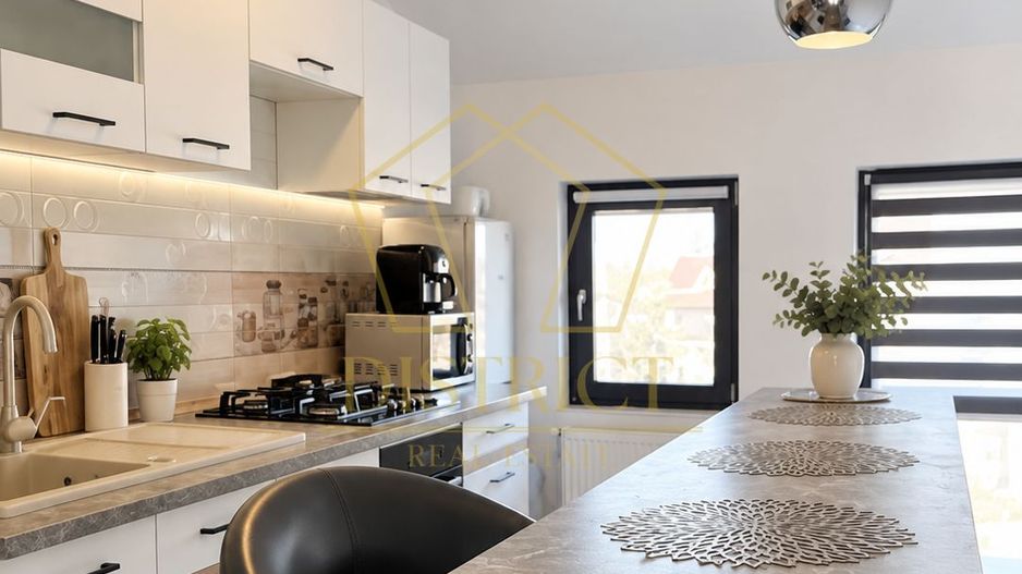 Apartament cu 2 camere mobilat | Etajul 1 | 57 mp utili | in Giroc la asfalt. - Poză 8