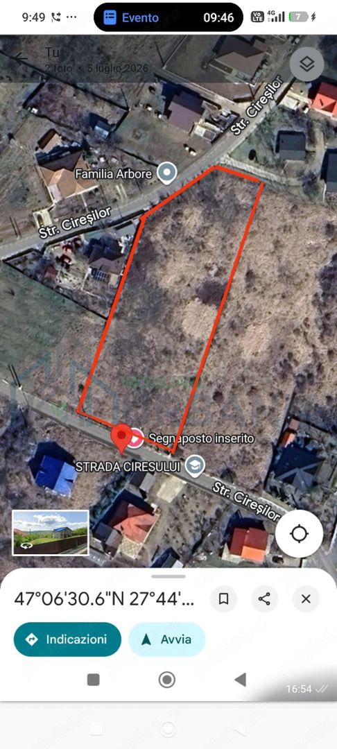 Teren intravilan de vanzare in Chicerea, Tomesti - 500 mp - Poză 2