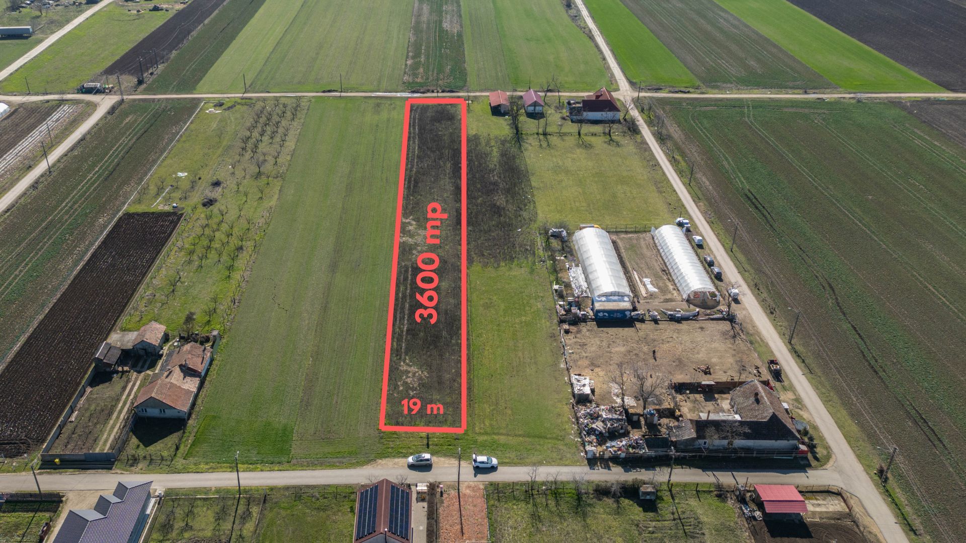 Teren 3.600 mp în Curtici, 2 fronturi stradale – La doar 20 km de Arad - Poză 1