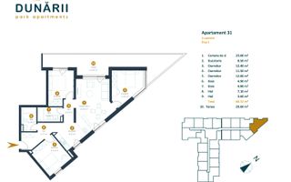 Apartament cu CF 3 camere finisat direct de la dezvoltator! - Poză 3