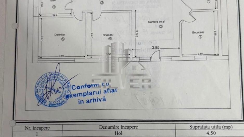 Apartament cu 3 camere/77mp/parcare/zona strazii Tautului. - Poză 2