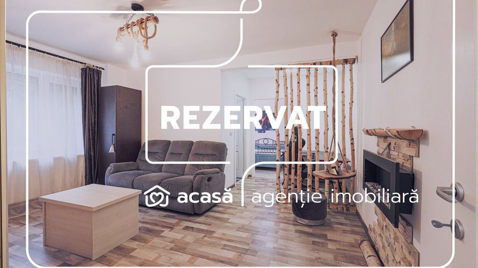REZERVAT!  Apartament central, la parter, renovat și mobilat. - Poză 1
