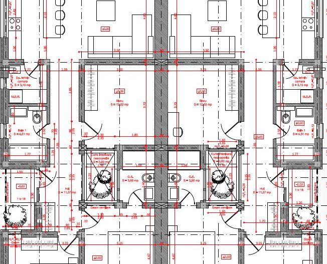 Duplex parter cu 4 camere - zona CORA - Poză 4