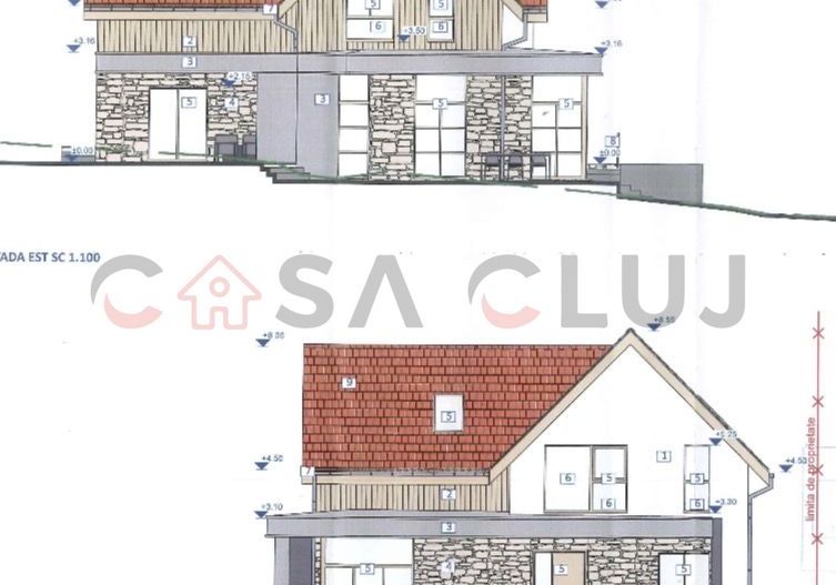 Teren cu autorizatie casa individuala, 600mp teren, Campenesti ! - Poză 1