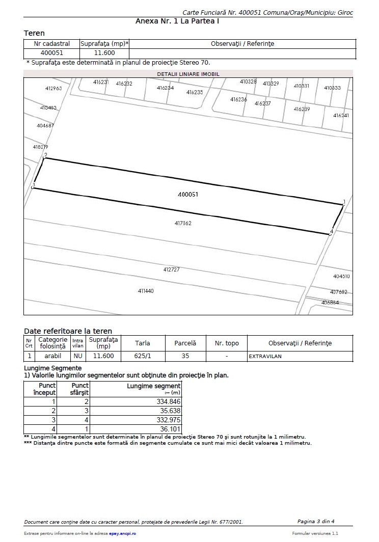 Giroc | Teren 5800 mp din 11.600 mp| Comision 0% - Poză 3