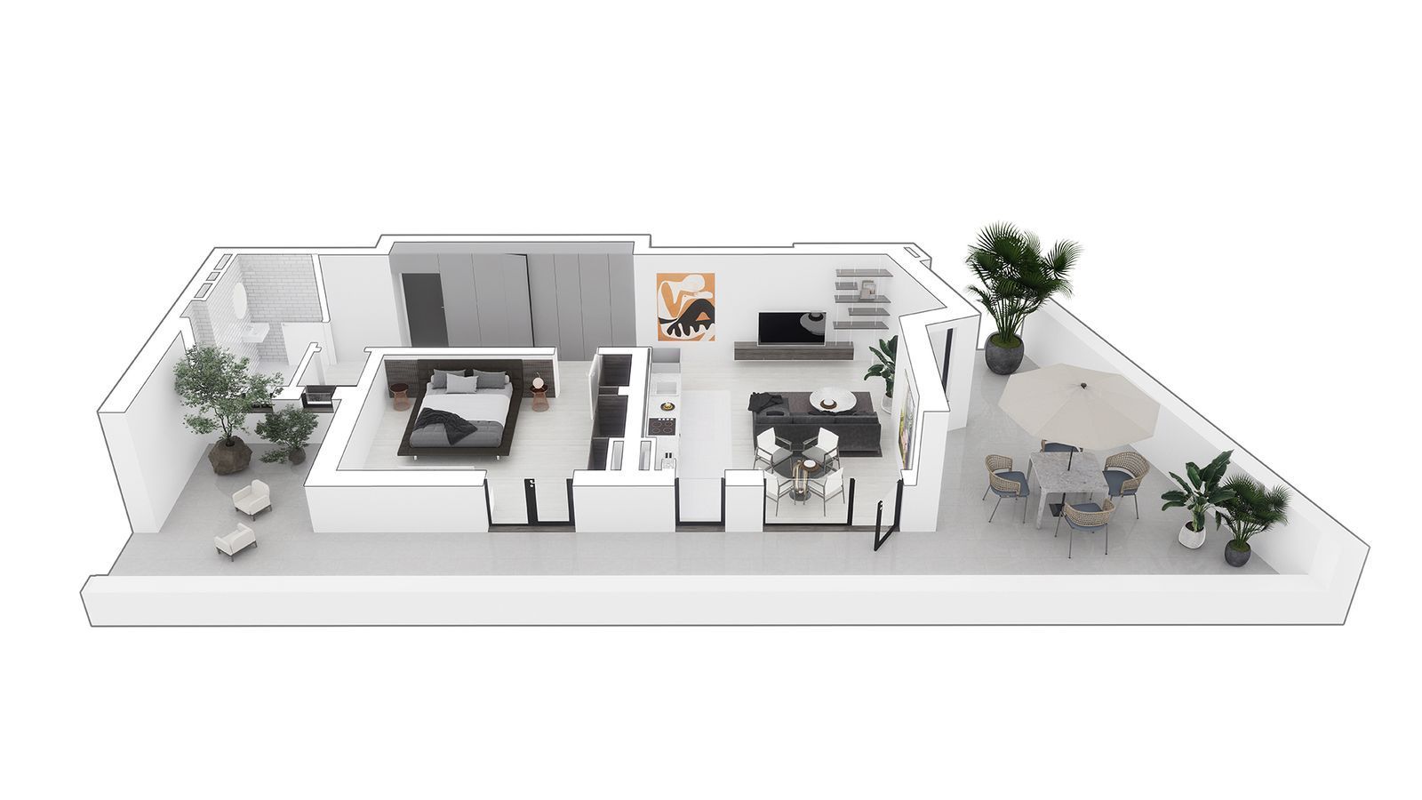 Apartament NOU 2 camere  Tip PENTHOUSE - zona Mehala - Poză 1