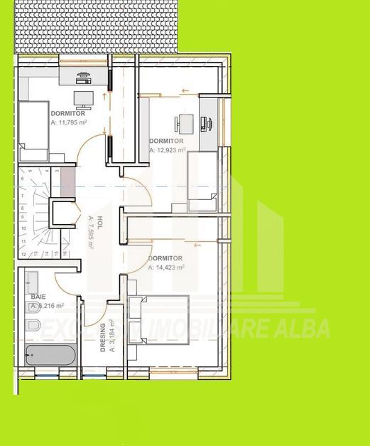 Casa in regim cuplat de vanzare, Alba-Micesti - Poză 3