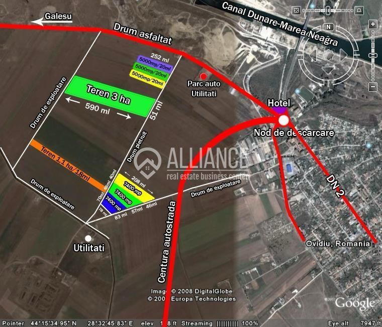 OVIDIU (Cod 01) - teren pentru constructii industriale - Poză 3