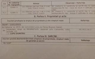 Teren intravilan intabulat cu casă bătrânească, Erbiceni, Iași - Poză 3