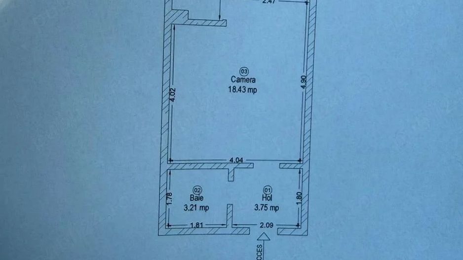 Circumvalatiunii | 1 Camera | Ideal Investitie. - Poză 4