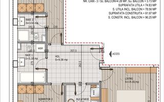 Apartament 3 camere 2 Bai Theodor Pallady - Poză 1