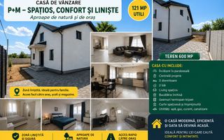 Casă Parter + Mansardă de vânzare în Comuna Berceni - Poză 1