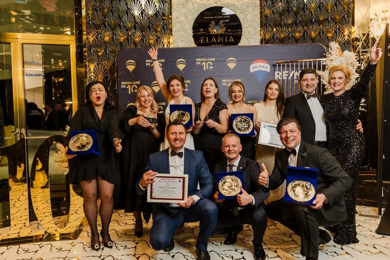 Compania RE/MAX Moldova în 2024 a obținut opt premii la o Convenție de nișă din România