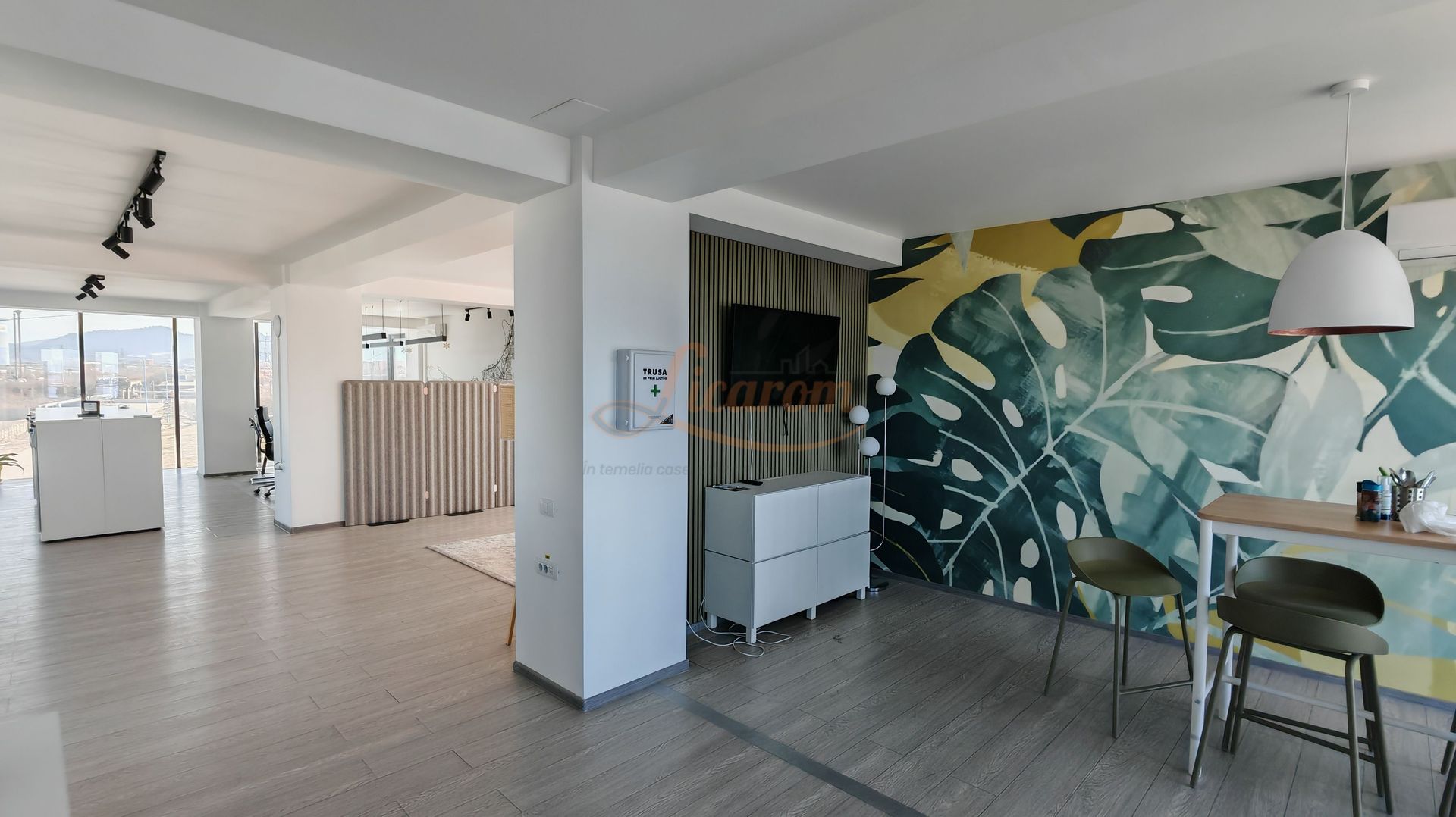 190 mp,Spatiu de Birouri/ Call Center/IT, Fitness,1980 euro/luna - Poză 4
