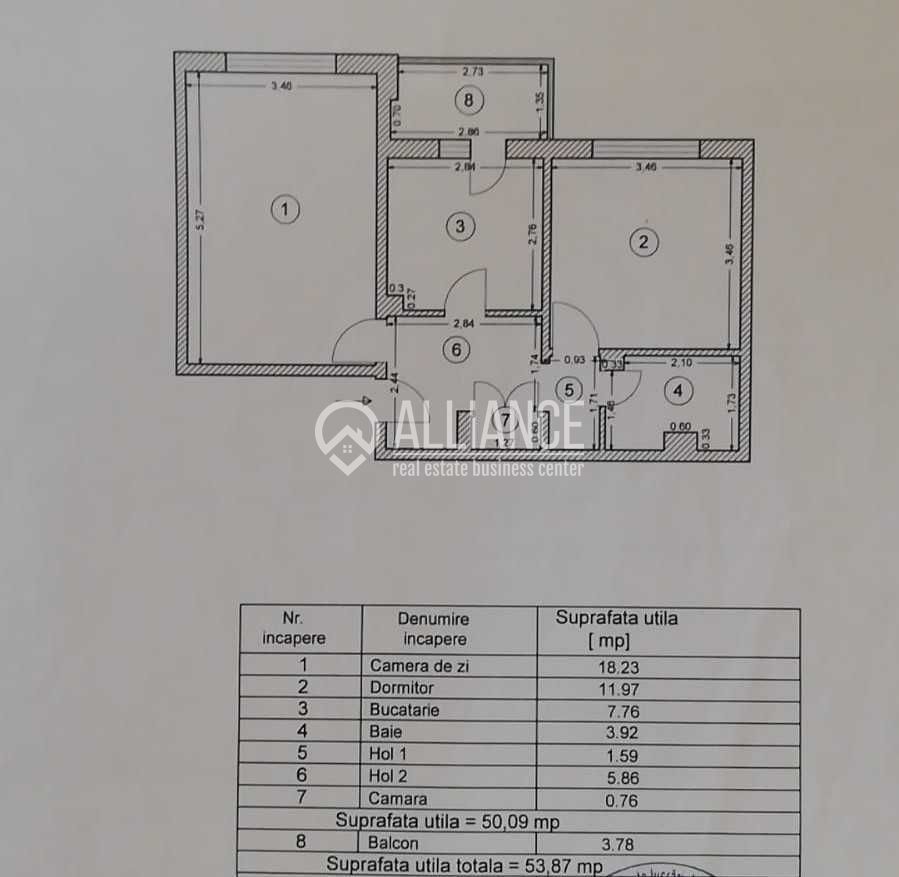 DACIA Sc. Spectrum apartament 2 camere decomandat - Poză 1