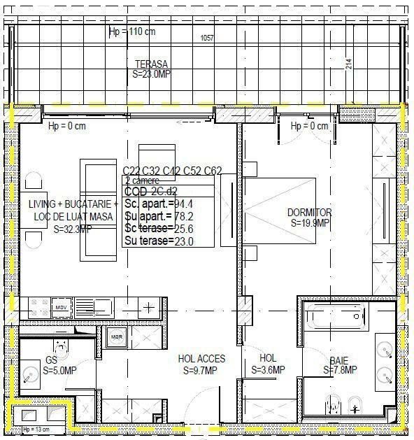 Rahmaninov one bedroom at Verdi Park - Poză 10