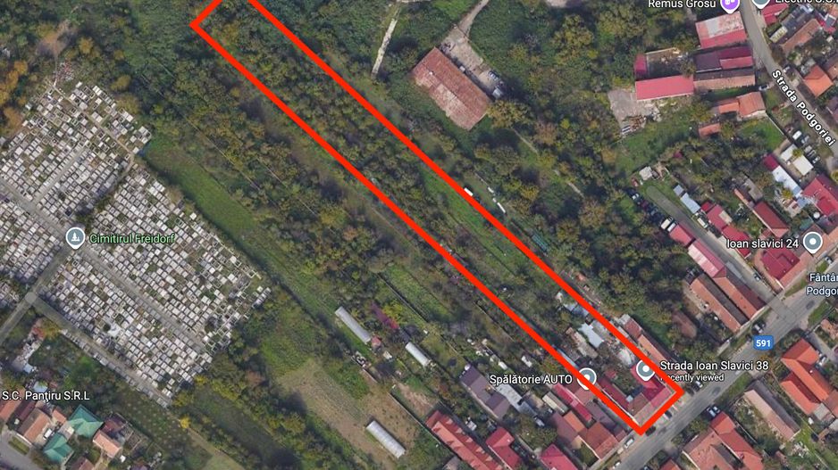 Teren 6024 mp Timisoara / Strada Ion Slavici, nr. 38-40 - Poză 1