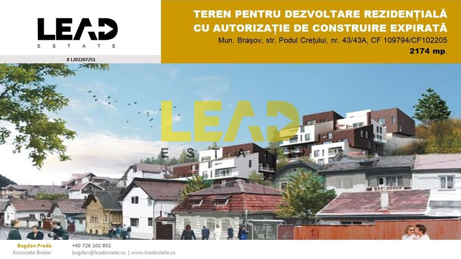 TEREN PENTRU DEZVOLTARE REZIDENȚIALĂ DE LUX CU AUTORIZAȚIE EXPIRATĂ - Poză 3
