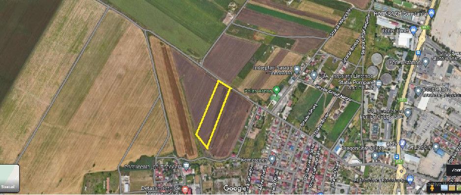 Palas - Aurel Vlaicu - Teren intravilan agricol langa Palas Arena - Poză 1