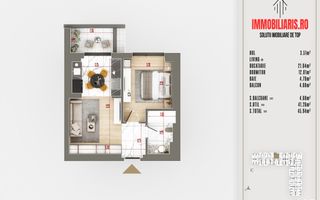 Blvd. 1 Decembrie, Parcuri, Transport STB, Direct Dezvoltator - Schiță 2