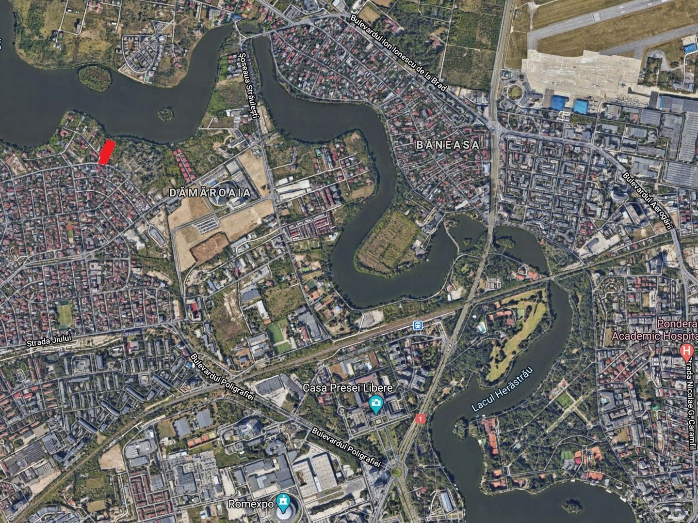 Teren 5963 mp deschidere lac Grivita 42 m cu deschidere la strazi 77 m - Poză 19