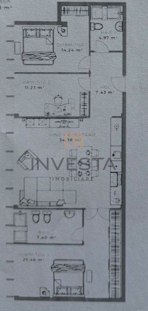Comision 0! Penthouse 105 mp + Terasa 59 mp, Baza Sportiva Gheorgheni - Schiță 16