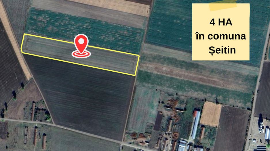 Teren extravilan in Seitin,  4 hectare de vanzare,  ZERO COMISION - Poză 1