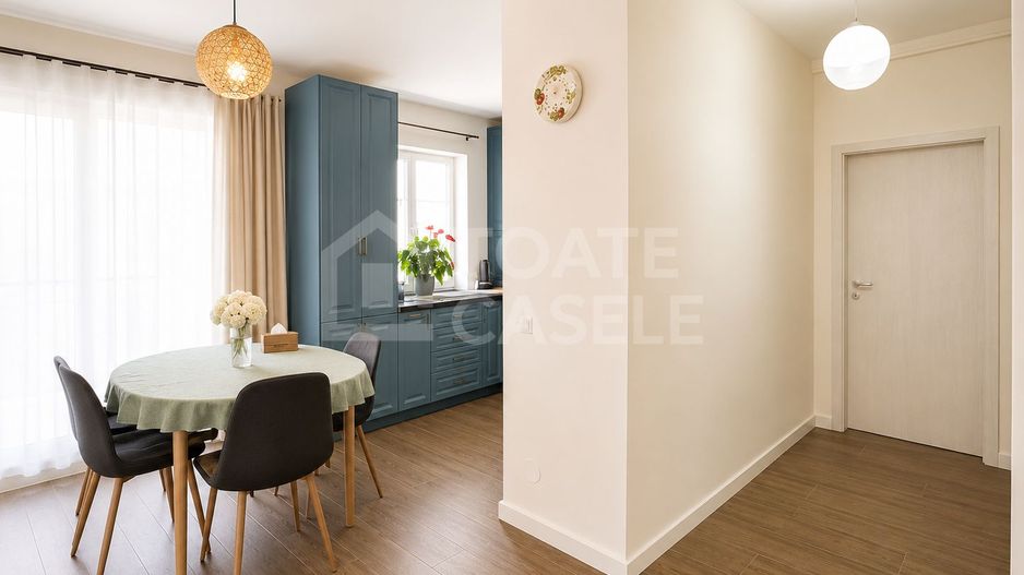 Apartament 3 camere, mobilaat, utilat, parcare, Beta Residence - Chinteni - Poză 4