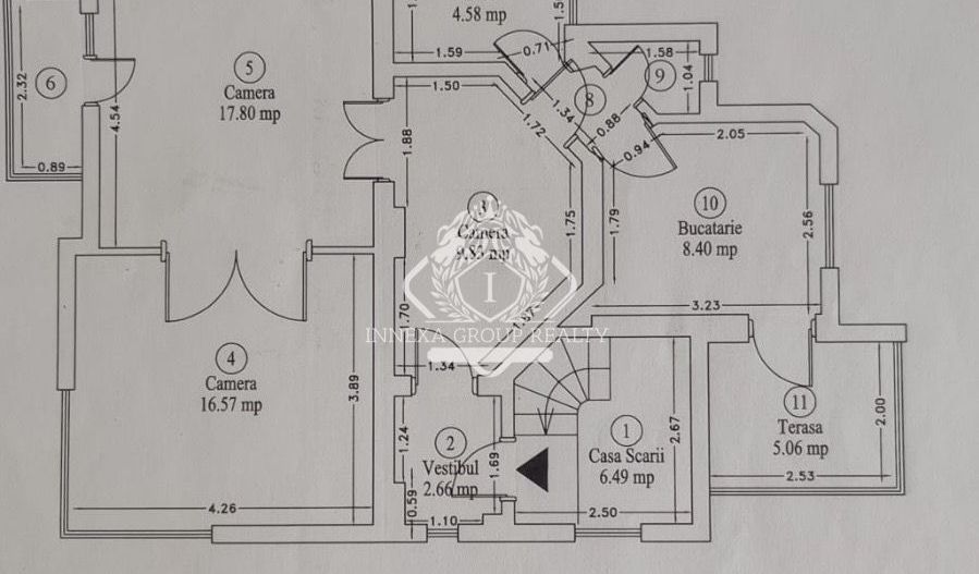 Apartament 3 Camere in Vila I 62mp I Tineretului - Schiță 12