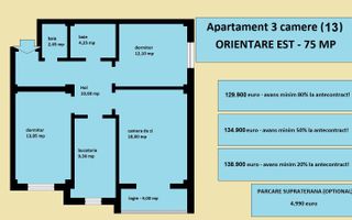 Apartament 3 camere nou de vanzare in Iasi Valea Lupului, bloc 2025 - Poză 2