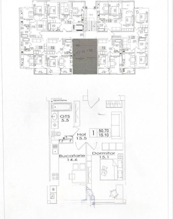 Vânzare, apartament, 2 camere, str. Durlești, Dumbrava - Poză 3