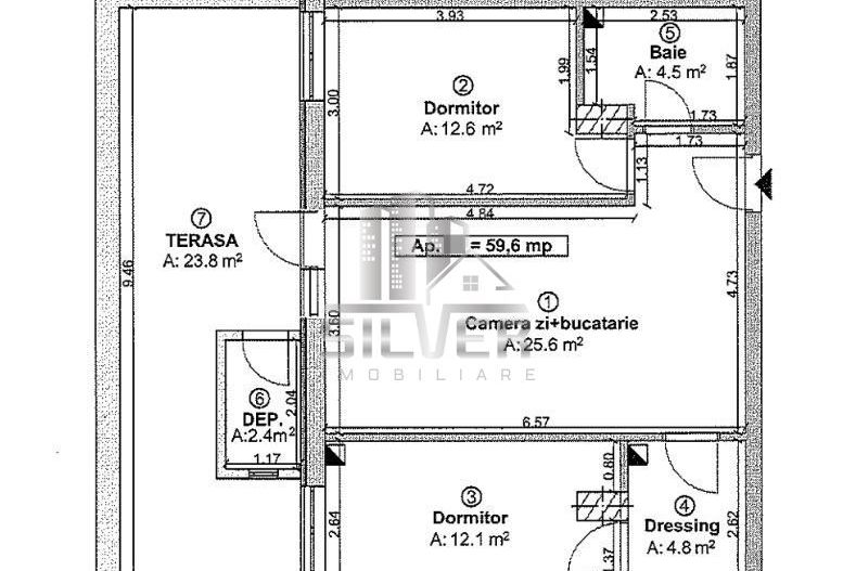 Apartament cu 3 camere/terasa 24 mp/boxa/finisaje incluse/PRET REDUS! - Poză 4