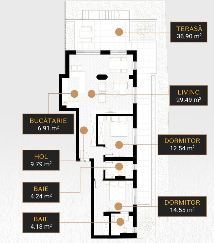 APARTAMENT 3 CAMERE PREMIUM | UNIRII | BLOC NOU | GRADINA PROPIE - Poză 11