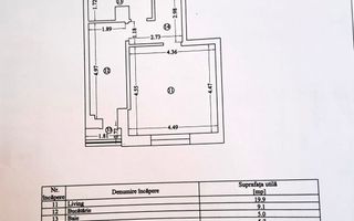 Studio de vânzare – 39,7 mp utili | Bucătărie separată | Balcon - Poză 6