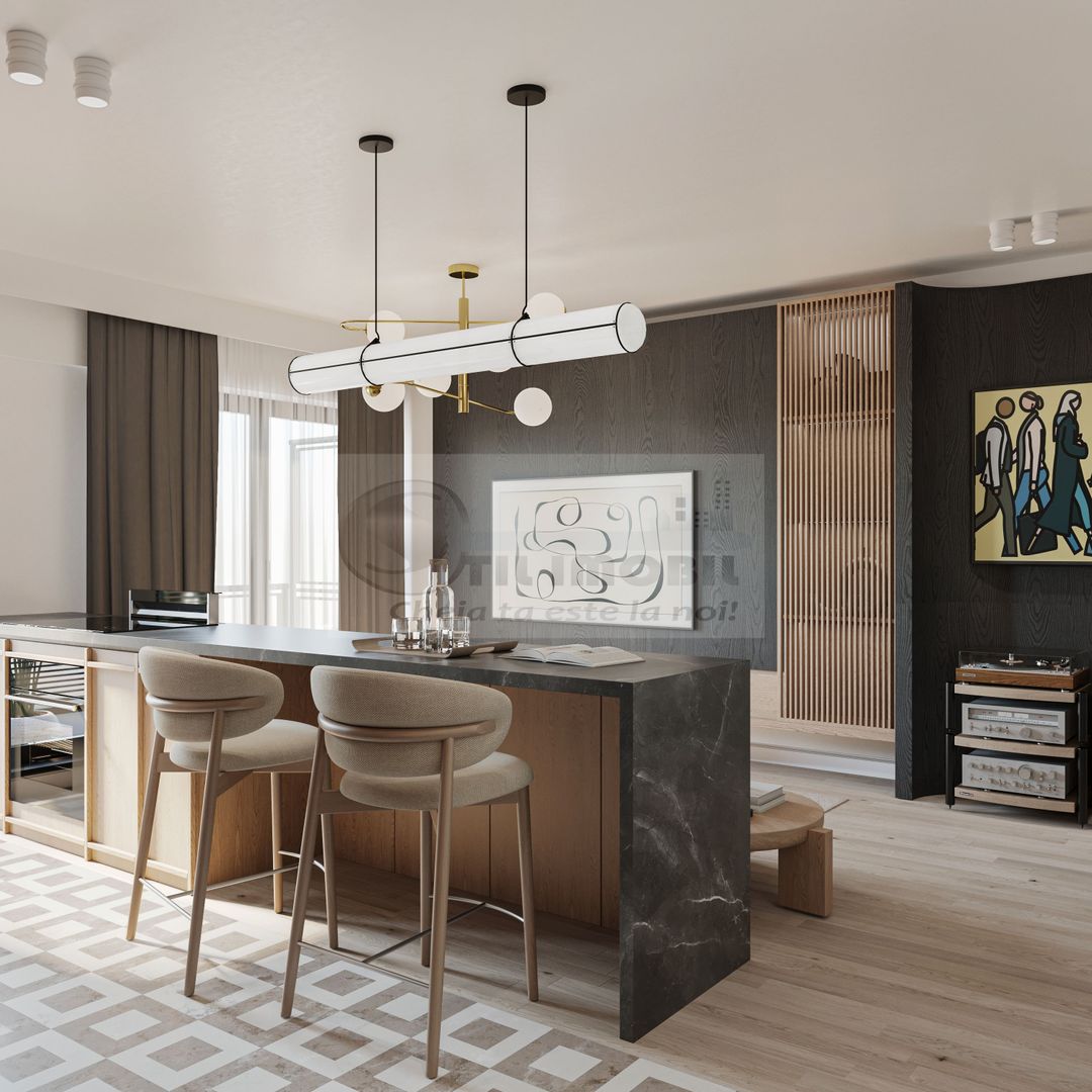 Apartament modern 1 cameră, 45,8 mp, bloc nou 0% COMISION - Poză 1