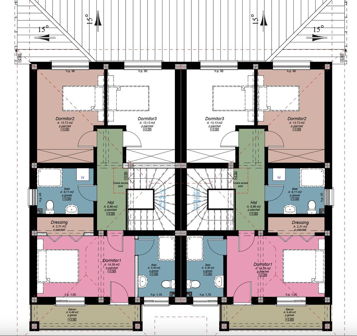 Duplex spațios P+E în Dumbrăvița (aproape de pădure) - Poză 5