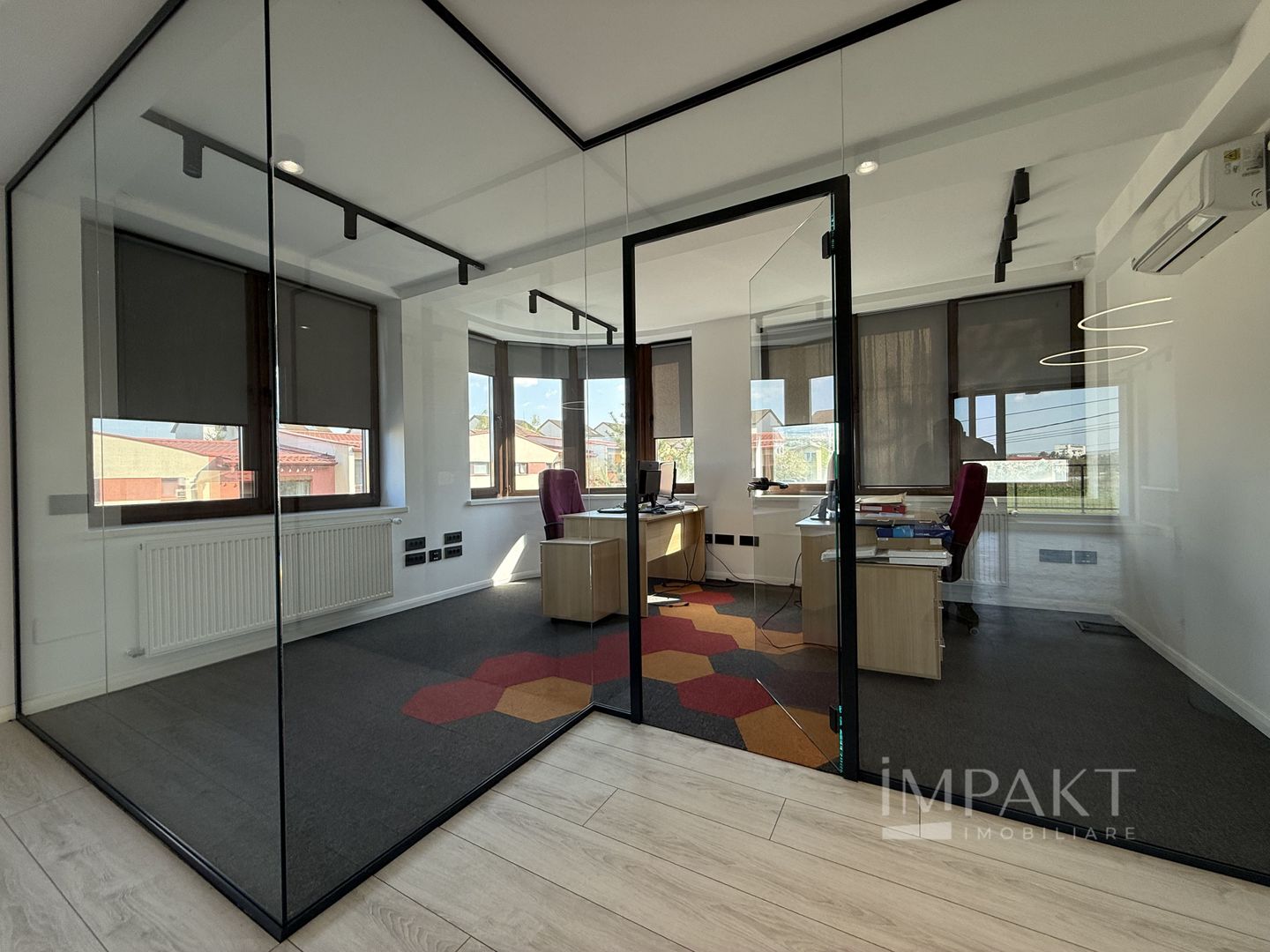 Spatiu de birouri dispus pe 2 niveluri , 225 m2 , Borhanci - Poză 9