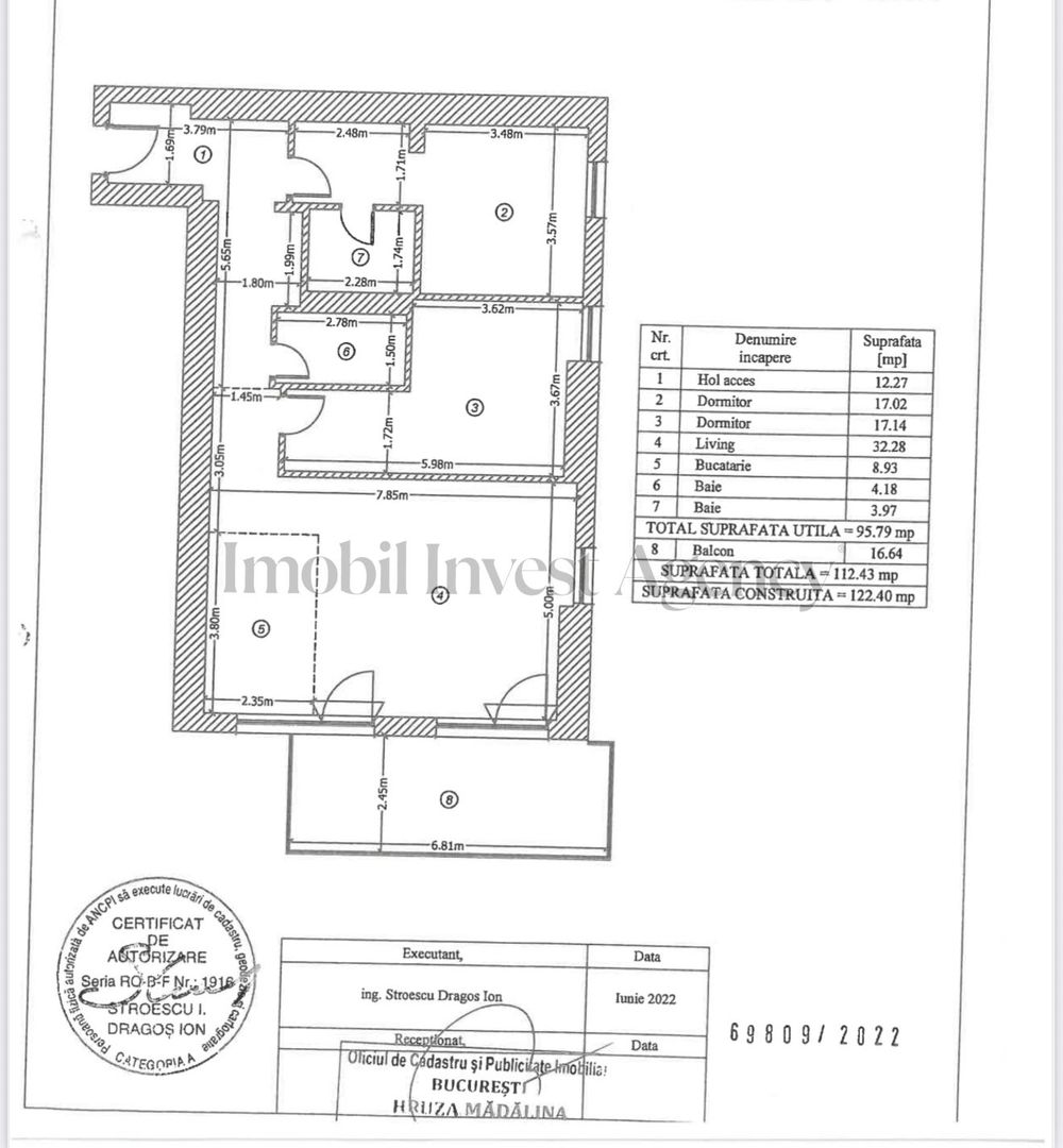 Apartament de vânzare cu 3 camere, zona Herastrau - Schiță 10