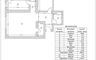 Apt 3 camere, 114.2 mp, bl. 2012, zona Oraselul Copiilor - Tineretului - Poză 8