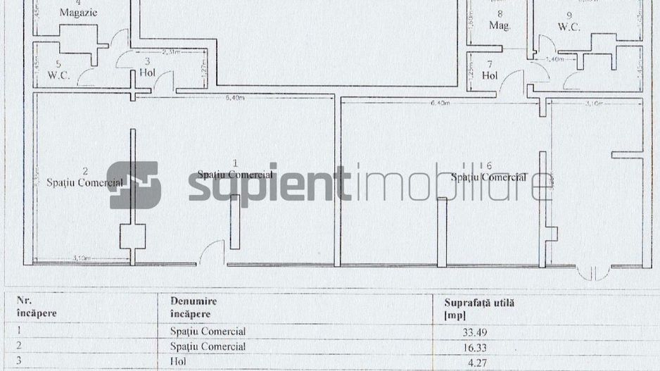 Sapient | Spatiu comercial - str. Oneștilor, Oradea - Schiță 14