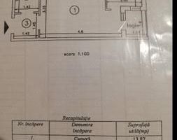 Apartament cu 1 camera/ 23 mp/ zona Alexandru cel Bun - Poză 6