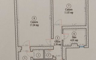 Apartament 2 camere complet renovat – mobilat și utilat modern – Pantelimon - Schiță 14