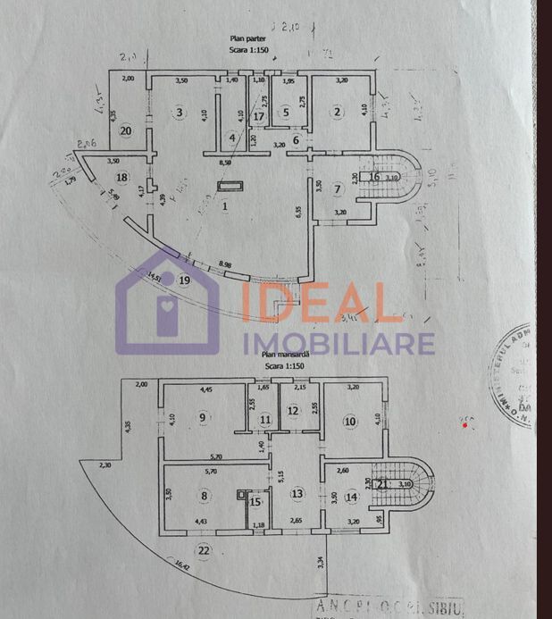 Casă deosebită, cu 5 camere, cu teren de 1132 mp – Cisnădioara - Schiță 27