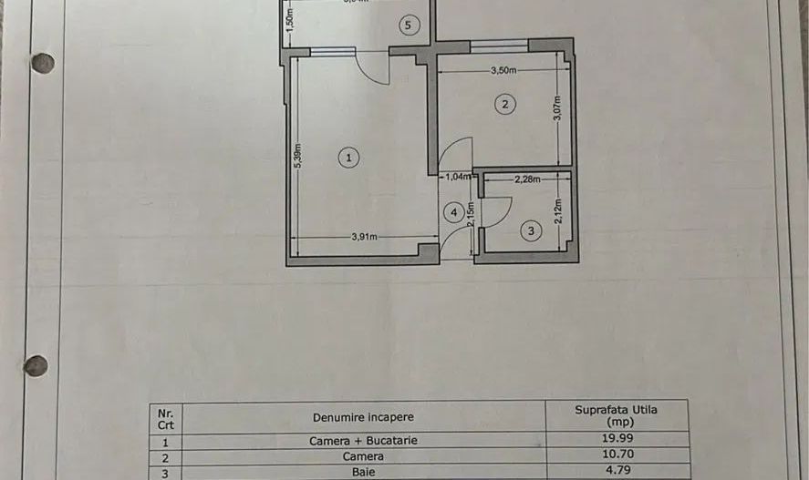 Apartament Modern 2 Camere Rezervelor Militari Residence - Schiță 7
