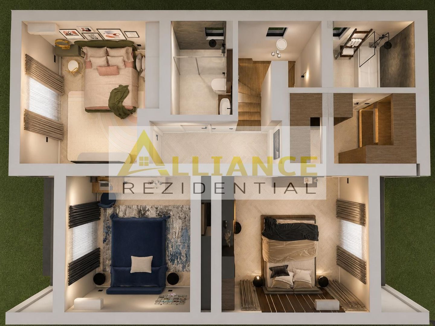 Casa Individuala - 4 camere - 3 bai - 355mp teren - Poză 33