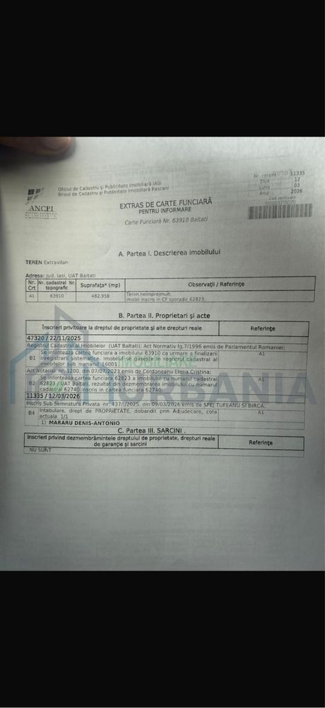 teren extravilan pășune 96ha compacte - Poză 2