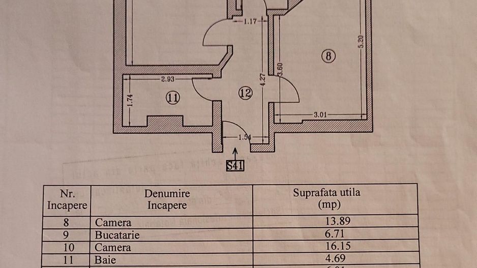 Ag BRASADAS vinde ap 2 cam 59mp Et 5/6 PRIMA LINIE Năvodari. - Poză 12