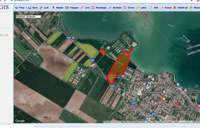 Teren extravilan Mihailesti 15 ha - Poză 2